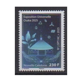 Buy this stamp of New Caledonia of the year 2025 (Exposition d'Osaka).