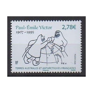 Buy this stamp of FSAL of the year 2025 (Paul-Émile Victor).