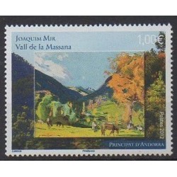 French Andorra - 2012 - Nb 720 - Paintings