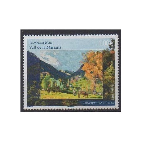 French Andorra - 2012 - Nb 720 - Paintings