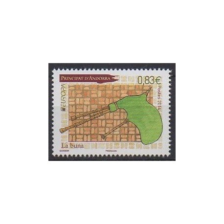 Andorre - 2014 - No 752 - Musique - Europa