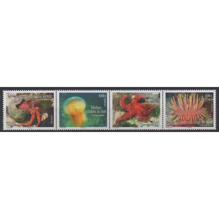 Buy this set of stamps of Saint-Pierre et Miquelon of the year 2012 (Nb 1034/1037).