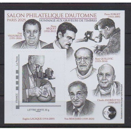 France - CNEP Sheets - 2025 - Nb CNEP 101 - Philately
