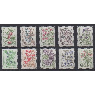 Acheter cette série de timbres d'Andorre français de l'année 1985 (No T53/T62).