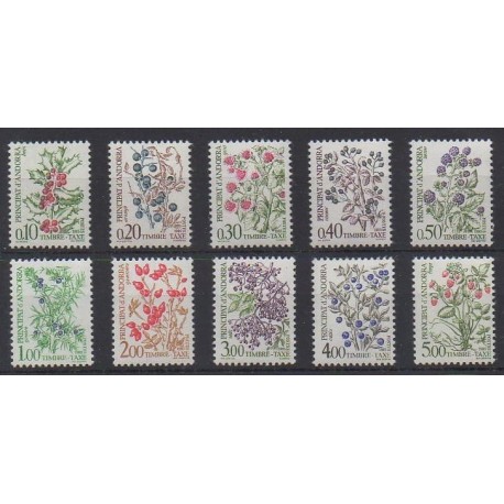 French Andorra - Postage due - 1985 - Nb T53/T62