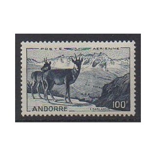 Buy this stamp of French Andorra of the year 1950 (Nb PA1). - Mint hinged