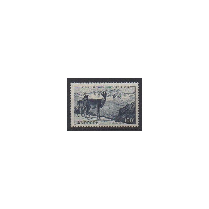 Buy this stamp of French Andorra of the year 1950 (Nb PA1). - Mint hinged