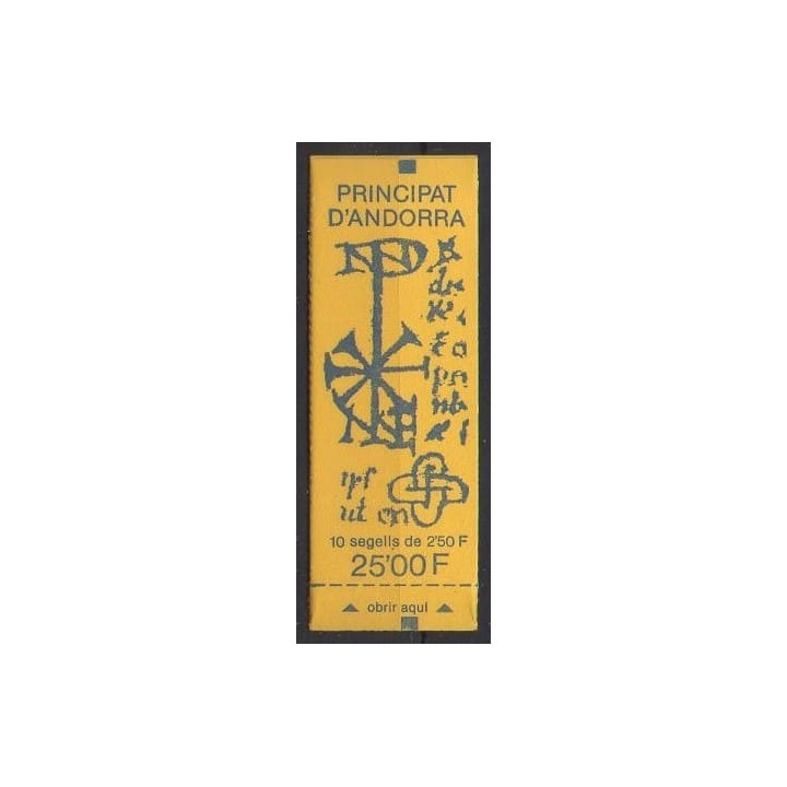 Buy this booklet of French Andorra of the year 1991 (Nb C4).