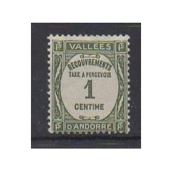 French Andorra - Postage due - 1935 - Nb T16