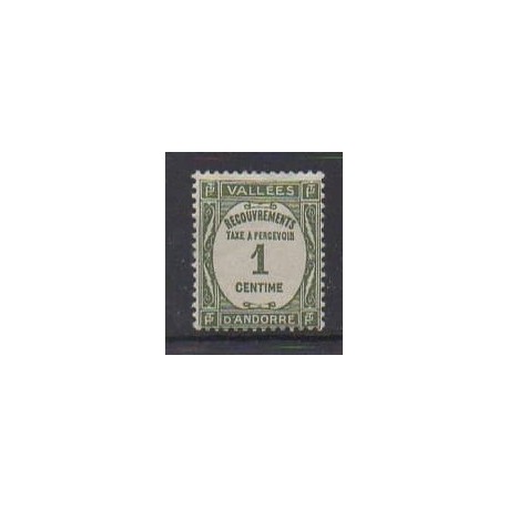 Andorre - Timbres-Taxe - 1935 - No T16