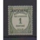 French Andorra - Postage due - 1931 - Nb T9