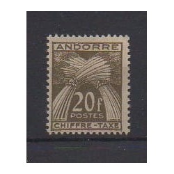 Andorre - Timbres-Taxe - 1943 - No T31