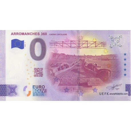 Billet souvenir - 14 - Arromanches 360 - Cinéma Circulaire - 2025-4