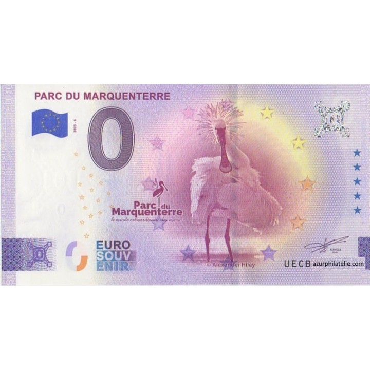 Billet souvenir touristique - 2025-6 - Parc du Marquenterre - (Somme)