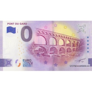 Billet souvenir touristique - 2025-2 - Pont du Gard - (Gard)
