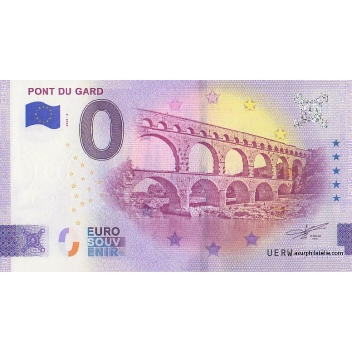 Euro banknote memory - 2025 - Pont du Gard - (Gard)