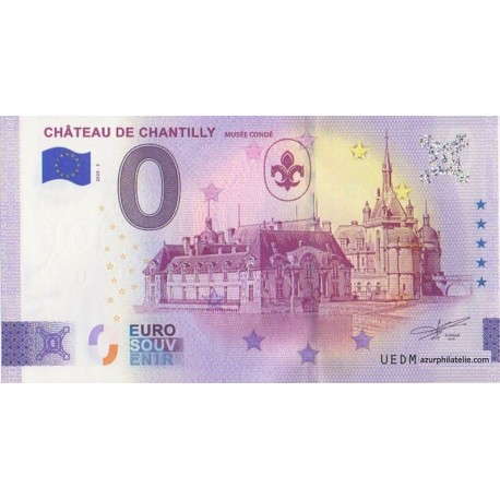 Euro banknote memory - 60 - Château de Chantilly - 2025-3