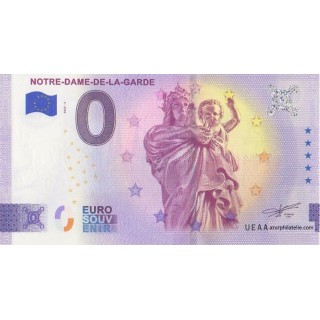 Billet souvenir touristique - 2025-5 - Notre-Dame-de-la-Garde - (Bouches-du-Rhône)