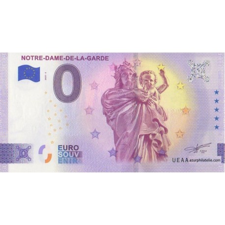 Euro banknote memory - 13 - Notre-Dame-de-la-Garde - 2025-5