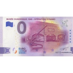 Euro banknote memory - 59 - Musée Dunkerque 1940 - Opération Dynamo - 2025-2