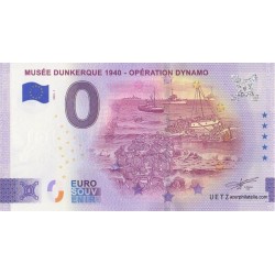 Billet souvenir - 59 - Musée Dunkerque 1940 - Opération Dynamo - 2025-1