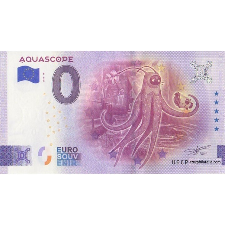 Euro banknote memory - 2025 - Aquascope - (Vienne)