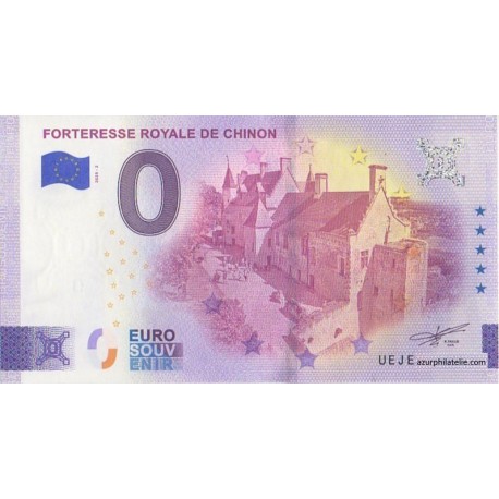 Billet souvenir - 37 - Forteresse royale de Chinon - 2025-2