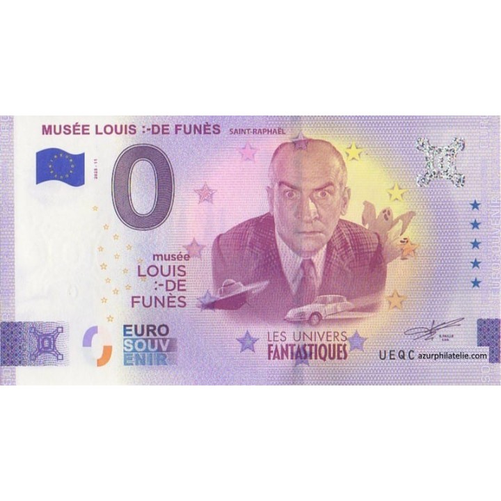 Euro banknote memory - 2025 - Musée Louis de Funès - Les univers fantastiques - (Var)