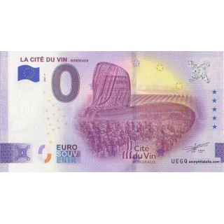 Euro banknote memory - 2025 - Bordeaux - La cite du vin - (Gironde)