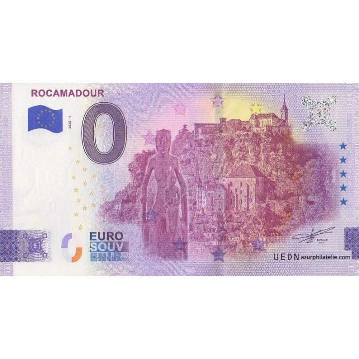 Euro banknote memory - 2025 - Rocamadour - (Lot)