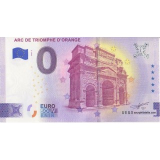 Euro banknote memory - 2025 - Arc de triomphe d'Orange - (Vaucluse)