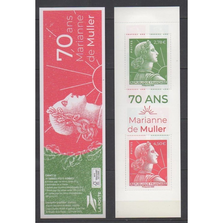 Acheter ce carnet de France de l'année 2025 (No C1537).