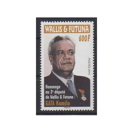 Wallis et Futuna - 2015 - No 835 - Célébrités