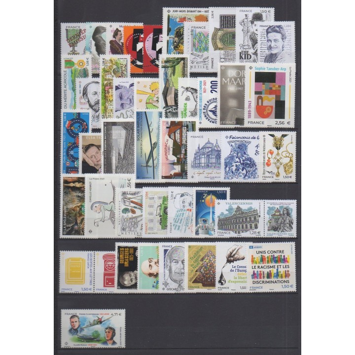Acheter  les timbres de France   2021 (No 5458A/5544 - BF152 - S180/S181 - PA85 - F86 - F89).