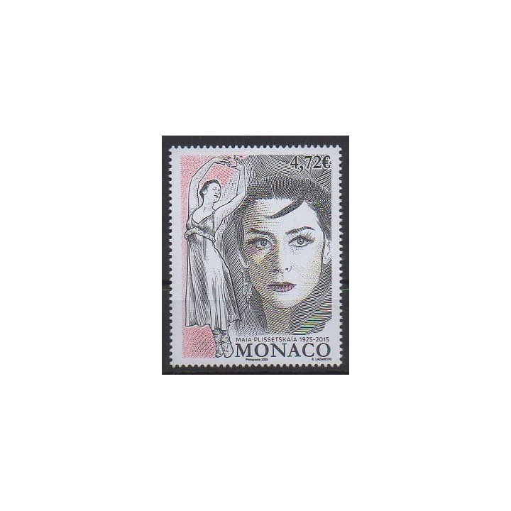 Buy this stamp of Monaco of the year 2025 (Maïa Plissetskaïa).
