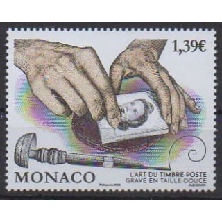 Acheter ce timbre de Monaco de l'année 2025 (Timbre-poste gravé en taille-douce).