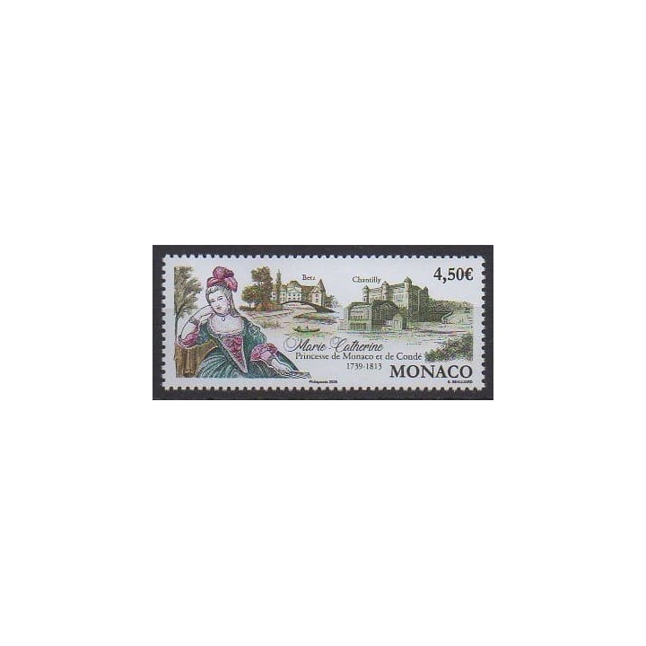 Buy this stamp of Monaco of the year 2025 (Marie Catherine - Princesse de Monaco).