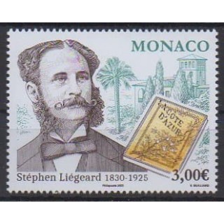 Acheter ce timbre de Monaco de l'année 2025 (Stéphen Liégeard).