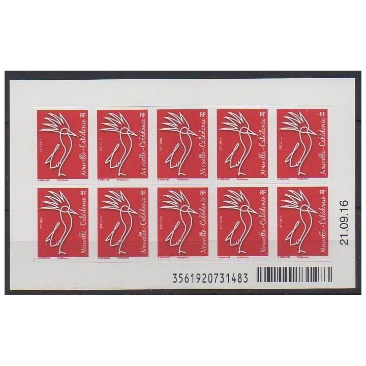 Acheter ce carnet de Nouvelle-Calédonie de l'année 2016 (No C1289).