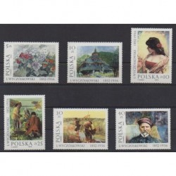 Pologne - 1987 - No 2892/2897 - Peinture