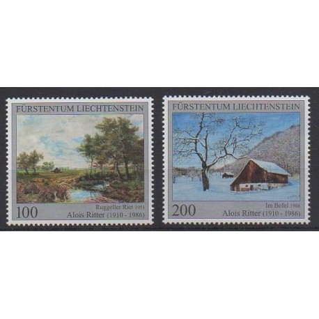 Lienchtentein - 2016 - Nb 1733/1734 - Paintings