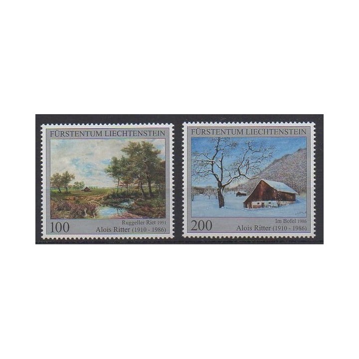 Acheter cette série de timbres du Liechtenstein  de l'année 2016 (No 1733/1734).