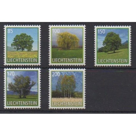 Liechtenstein - 2016 - No 1738/1742 - Arbres