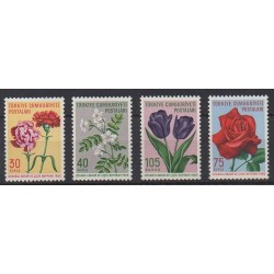 Turquie - 1960 - No 1528/1531 - Fleurs