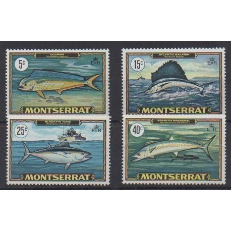 Montserrat - 1969 - No 220/223 - Vie marine