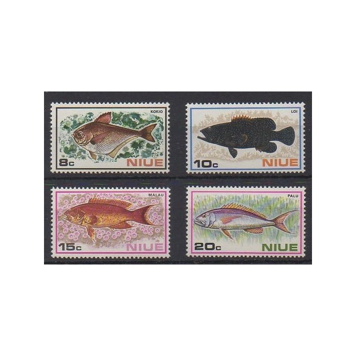 Buy this set of stamps of Niue of the year 1973 (Nb 142/145). - Mint hinged