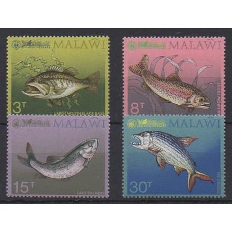 Malawi - 1974 - Nb 213/216 - Sea life