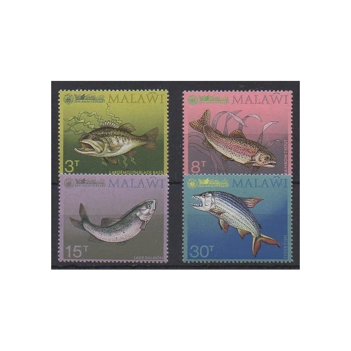 Buy this set of stamps of Malawi of the year 1974 (Nb 213/216).