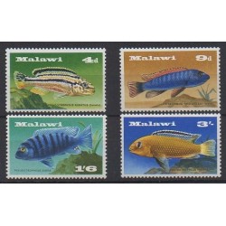 Malawi - 1967 - No 68/71 - Vie marine