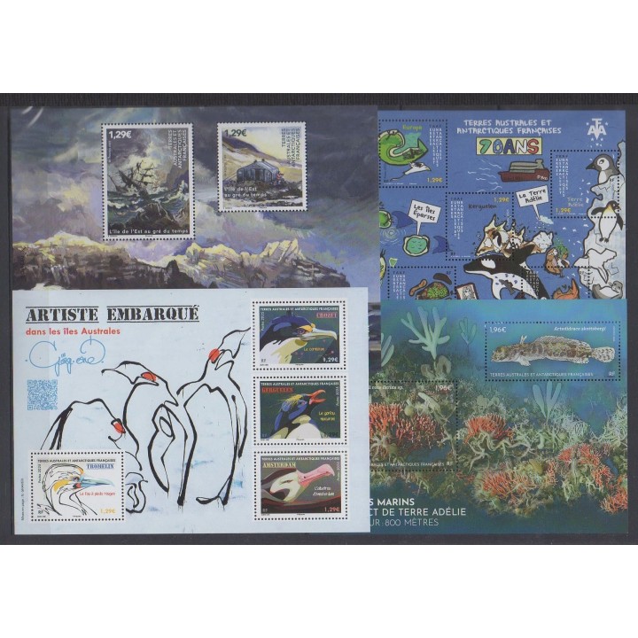 Buy the stamps and the 4 souvenir sheets of FSAL of the year 2025 (Nb 1102/1136).